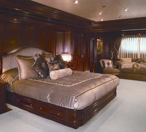 Starboard Side: Yacht APOGEE's Main Master Cabin Photograph