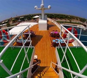 Deck Aspect Aboard Yacht BLUE DAWN