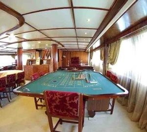 Card Furniture Aboard Yacht BLUE DAWN