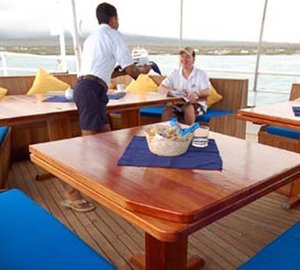 Exterior Sitting Zone Aboard Yacht MARY ANNE II
