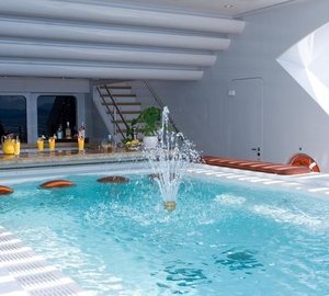 Swim Swimming Pool Aboard Yacht MARTHA ANN