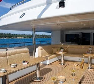 Premier Aft Deck Aboard Yacht MARTHA ANN