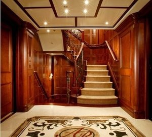 Stairway On Board Yacht NOMAD