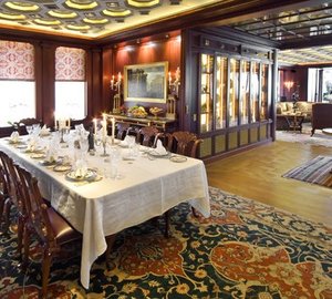 Eating/dining Saloon Aboard Yacht SAMAR