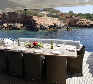 External Eating/dining On Yacht DRAGON
