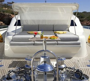 Ship's Bow On Yacht DRAGON