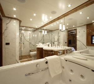 Main Master Bath On Yacht DRAGON