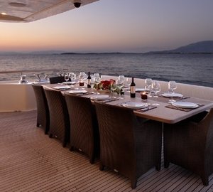 Sunset Dusk: Yacht DRAGON's Eating/dining Image