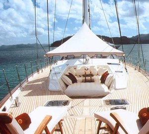 Deck Aspect On Board Yacht LUDYNOSA G