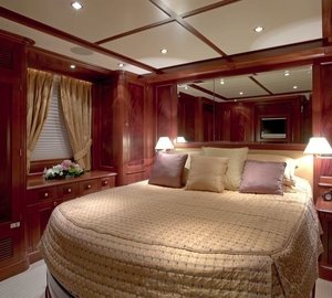 Profile: Yacht MAMMA MIA's Guest's Cabin Pictured