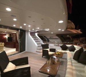 Premier Deck Aft On Board Yacht MAMMA MIA