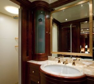 Guest's Bath On Yacht MAMMA MIA