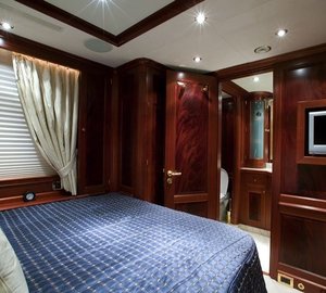 Screening: Yacht MAMMA MIA's Queen Sized Cabin Photograph