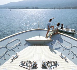 Fore Deck On Yacht KINTARO