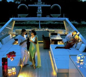 Sun Deck Aboard Yacht KINTARO
