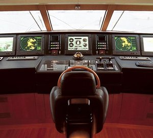 Pilot House On Board Yacht KINTARO
