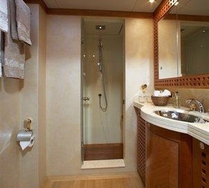 Guest's Bath On Board Yacht CINDERELLA IV