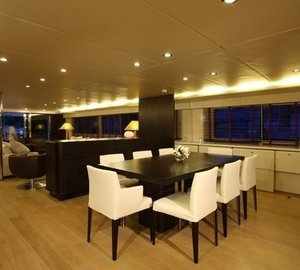Eating/dining Saloon On Board Yacht LIONSHARE