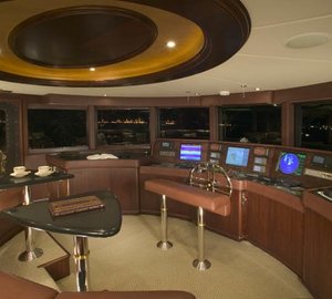 Pilot House On Yacht MAGIC