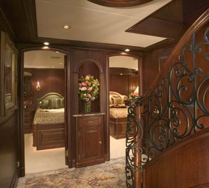 Lower Lobby Aboard Yacht MAGIC