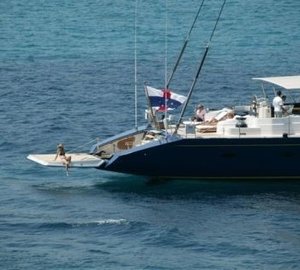 Relaxing Landing Extended On Board Yacht MUMU
