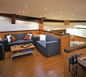 Deck Saloon Aboard Yacht MUMU