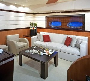 Saloon Including Cocktail Furniture Aboard Yacht MUMU