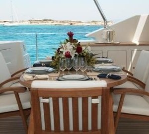 External Eating/dining Furniture Aboard Yacht MUMU