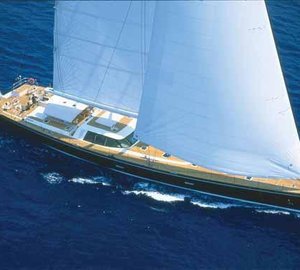 From Above Aspect On Yacht VAIMITI