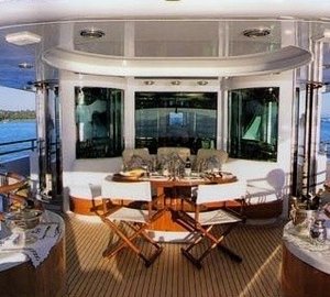 External Eating/dining On Board Yacht AQUALIBRIUM