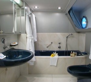 Premier Stateroom Bath On Board Yacht AVA