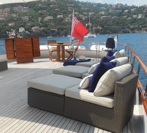 Sun Deck On Board Yacht AVA