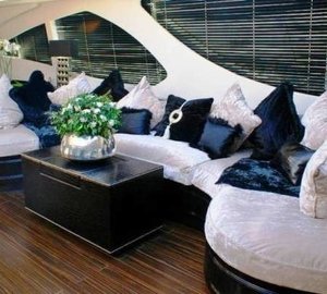 Couch: Yacht CELCASCOR's Saloon Pictured