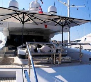 Covered Sitting On Board Yacht CELCASCOR