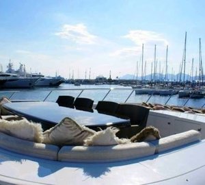 External Eating/dining Aboard Yacht CELCASCOR