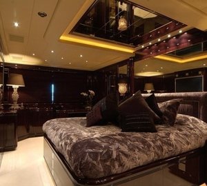 Main Master Cabin Aboard Yacht CELCASCOR