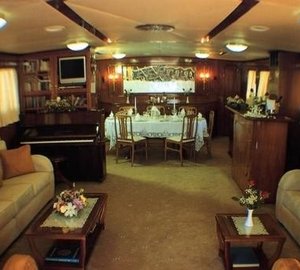 Saloon With Eating/dining On Board Yacht ELIKI
