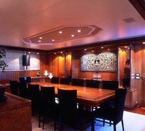 Eating/dining Area Aboard Yacht OURANOS TOO