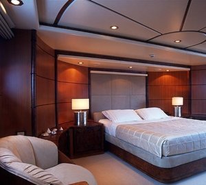 Grey Guest's Cabin On Yacht OURANOS TOO
