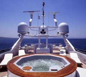 Jacuzzi Pool On Yacht OURANOS TOO