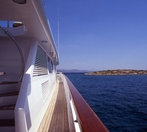 Balcony Aboard Yacht OURANOS TOO
