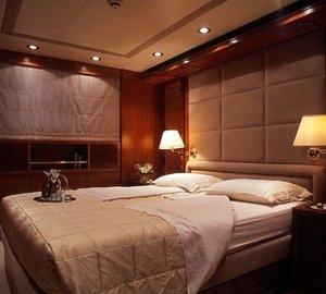 Main Master Cabin Aboard Yacht OURANOS TOO