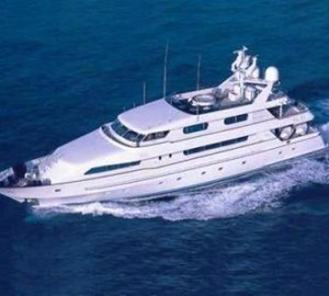 From Above Aspect: Yacht OURANOS TOO's Cruising Image