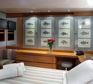 Double Sized Cabin Television On Yacht PHILANDERER
