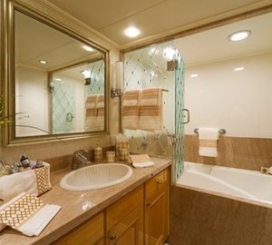 Guest's Bathroom Aboard Yacht SOJOURN