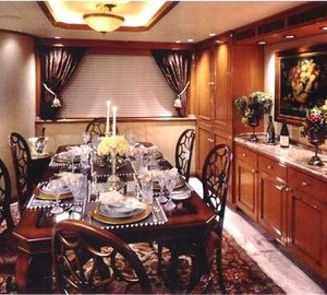 Eating/dining Saloon On Yacht SOJOURN