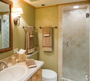 Guest's Bathroom On Board Yacht SOJOURN