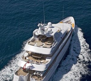 Aft Aspect: Yacht SOLAIA's Cruising Pictured