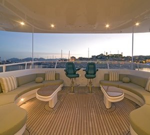Sun Deck On Board Yacht SOLAIA