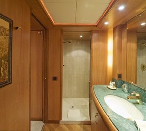 Guest's Bath On Yacht SOLAIA